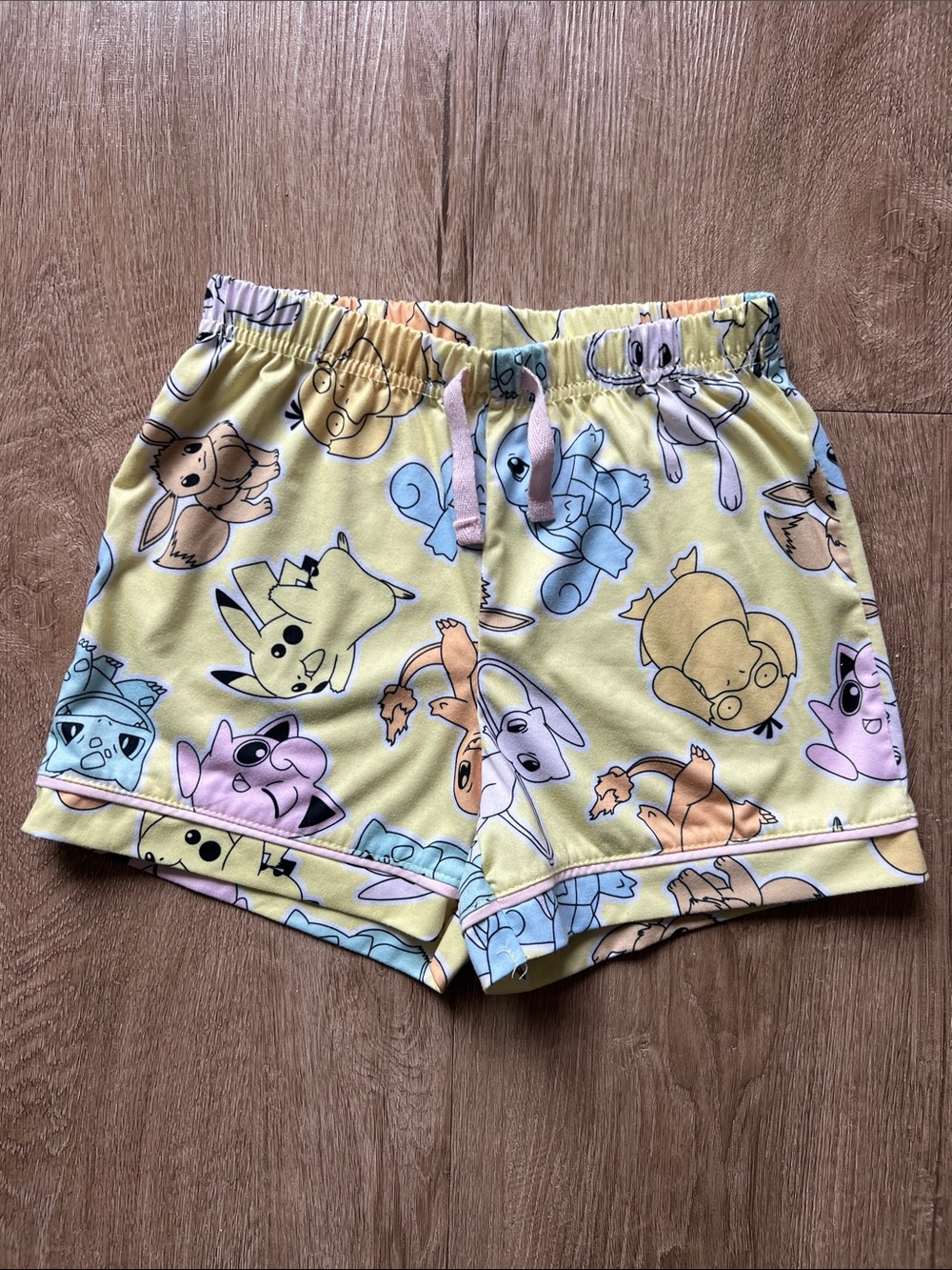 Pokemon Girls Matching Summer Pajamas with Multicolor Character Prints Size 6 - Picture 8 of 10